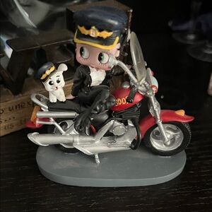 Betty Boop Red and Black Motorcycle collectors